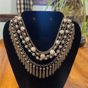 Elegant Layered Pearl Necklace